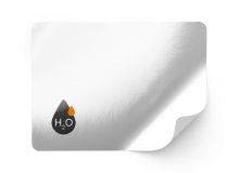 Inkjet PP Folie weiß, hochglänzend, permanent haftend